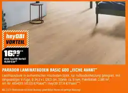 OBI Parador laminatboden basic 600,,eiche avant Angebot