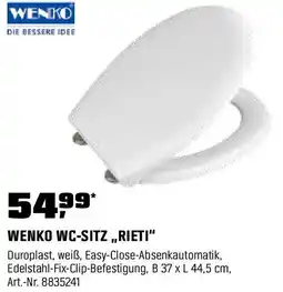 OBI Wenko wc-sitz,,rieti Angebot
