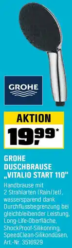 OBI Grohe duschbrause ,,vitalio start 110 Angebot