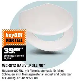 OBI Wc-sitz baliv,,pollino Angebot