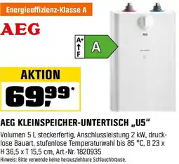 OBI Aeg kleinspeicher-untertisch,,u5 Angebot