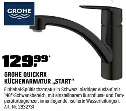 OBI Grohe quickfix küchenarmatur,,start Angebot