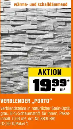OBI Verblender „porto Angebot