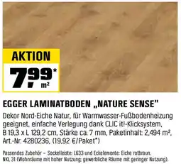 OBI Egger laminatboden,,nature sense Angebot