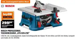 OBI Bosch professional tischkreissäge „,gts 635-216 Angebot