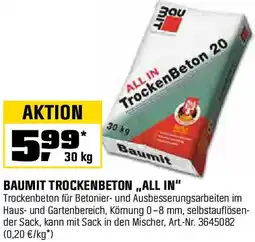 OBI Baumit trockenbeton „all in Angebot
