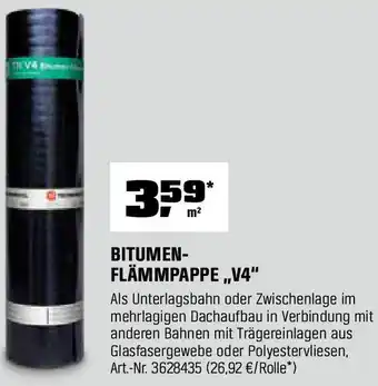 OBI Bitumen- flämmpappe,,v4 Angebot