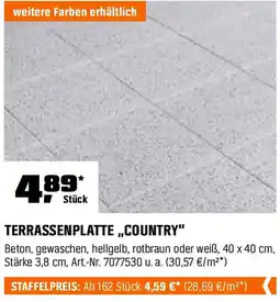 OBI Terrassenplatte,,country Angebot