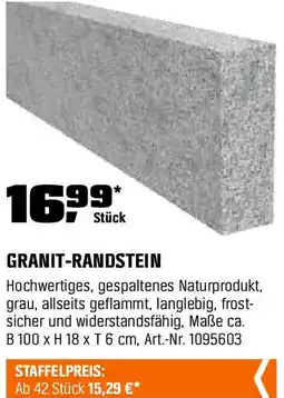 OBI Granit-randstein Angebot