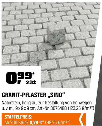 OBI Granit-pflaster,,sino Angebot