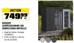 OBI Biohort geräteschrank 150 dunkelgrau-metallic Angebot