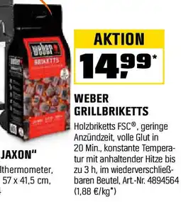 OBI Weber grillbriketts Angebot