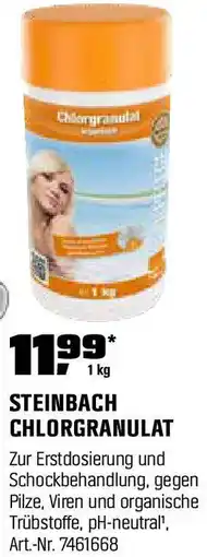 OBI Steinbach chlorgranulat Angebot