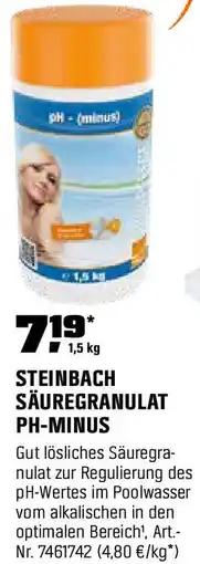 OBI Steinbach säuregranulat ph-minus Angebot