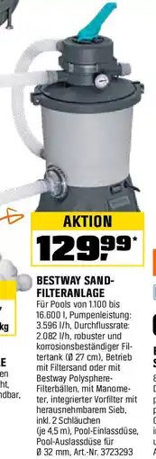 OBI Bestway sand- filteranlage Angebot