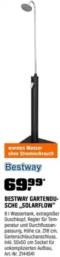 OBI Bestway gartendu- sche,,solarflow Angebot