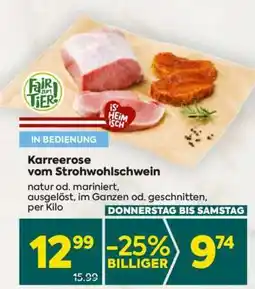 Billa Karreerose vom Strohwohlschwein Angebot