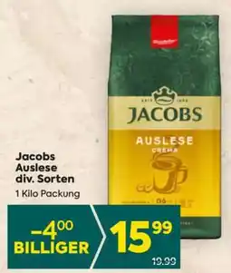 Billa Jacobs Auslese div. Sorten Angebot
