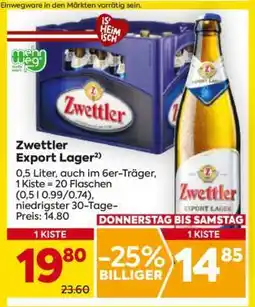 Billa Zwettler Export Lager Angebot