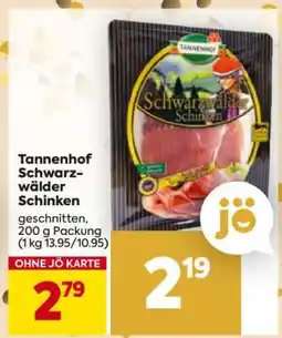 Billa Tannenhof Schwarzwälder Schinken Angebot