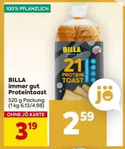 Billa BILLA immer gut Proteintoast Angebot
