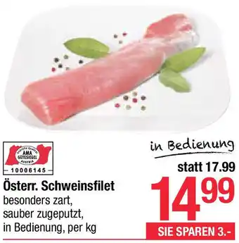 Maximarkt Österr Schweinsfilet Angebot