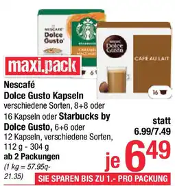 Maximarkt Nescafé Dolce Gusto Kapseln Angebot