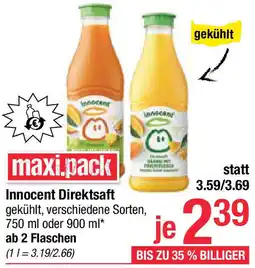 Maximarkt Innocent Direktsaft Angebot