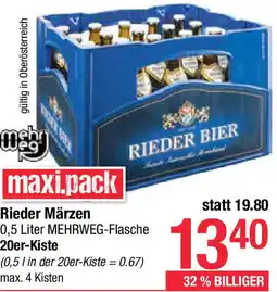 Maximarkt Rieder Märzen Angebot