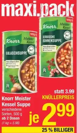 Maximarkt Knorr Meister Kessel Suppe Angebot