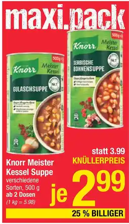Maximarkt Knorr Meister Kessel Suppe Angebot