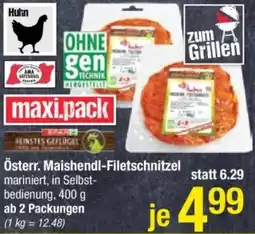 Maximarkt Österr. Maishendl-Filetschnitzel Angebot