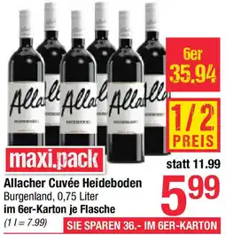 Maximarkt Allacher Cuvée Heideboden Angebot