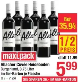 Maximarkt Allacher Cuvée Heideboden Angebot