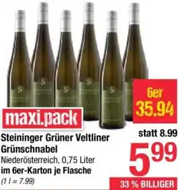 Maximarkt Steininger Grüner Veltliner Grünschnabel Angebot