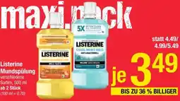 Maximarkt Listerine Mundspülung Angebot