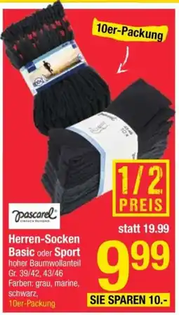 Maximarkt Herren-Socken Basic oder Sport Angebot