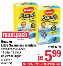 Maximarkt Huggies Little Swimmers Windeln Angebot