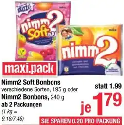 Maximarkt Nimm2 Soft Bonbons oder Nimm2 Nimm2 Soft Bonbons Angebot