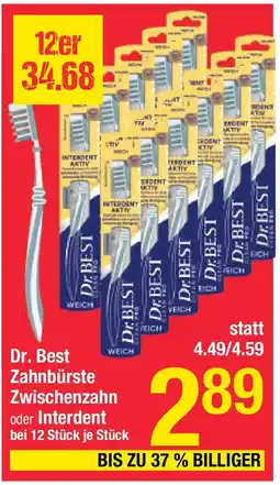 Maximarkt Dr. Best Zahnbürste Zwischenzahn oder Interdent Angebot