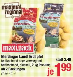 Maximarkt Eferdinger Landl Erdäpfel Angebot
