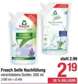 Maximarkt Frosch Seife Nachfüllbeutel Angebot