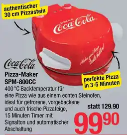 Maximarkt Coca-Cola Pizza Maker SPM-800CC Angebot