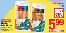 Maximarkt Fineliner Point 88 Etui Angebot