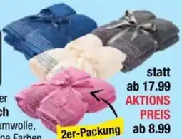 Maximarkt RUBIN Hand- oder Duschtuch Angebot