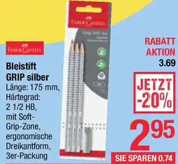 Maximarkt Faber castell bleistift grip silber Angebot