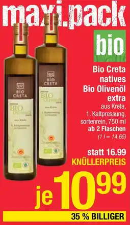 Maximarkt Bio Creta natives Bio Olivenöl extra Angebot