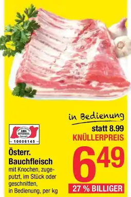 Maximarkt Österr. Bauchfleisch Angebot