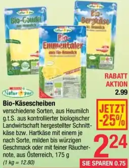 Maximarkt Bio-Käsescheiben Angebot