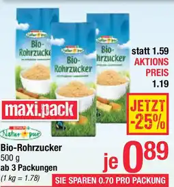 Maximarkt Bio Rohrzucker Angebot